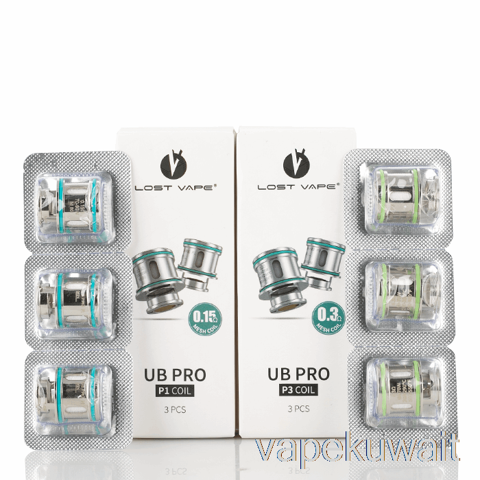 لفائف بديلة مفقودة من UB Pro، لفائف UB Pro RBA فيب الكويت